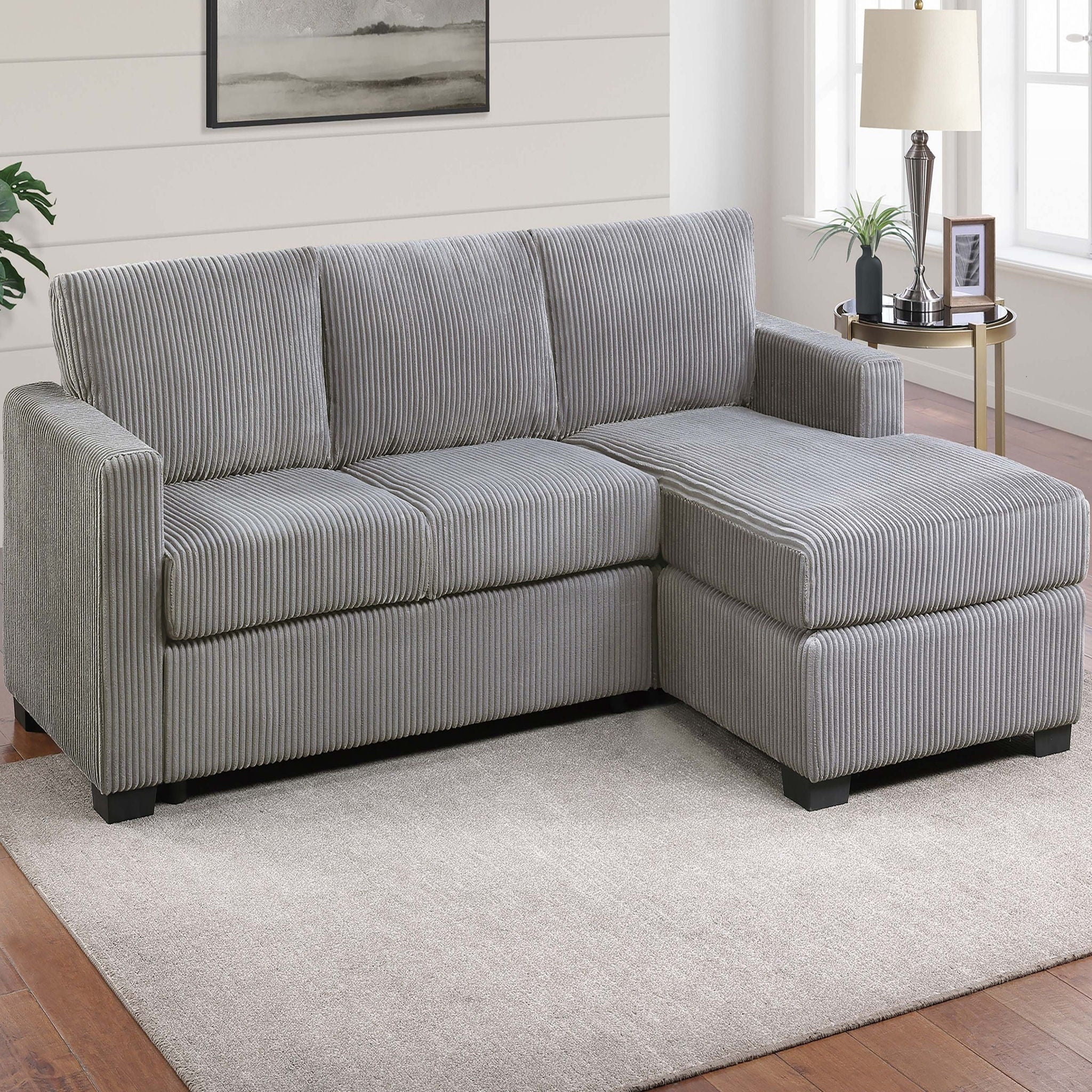 Modern L-Shaped Sectional Sofa