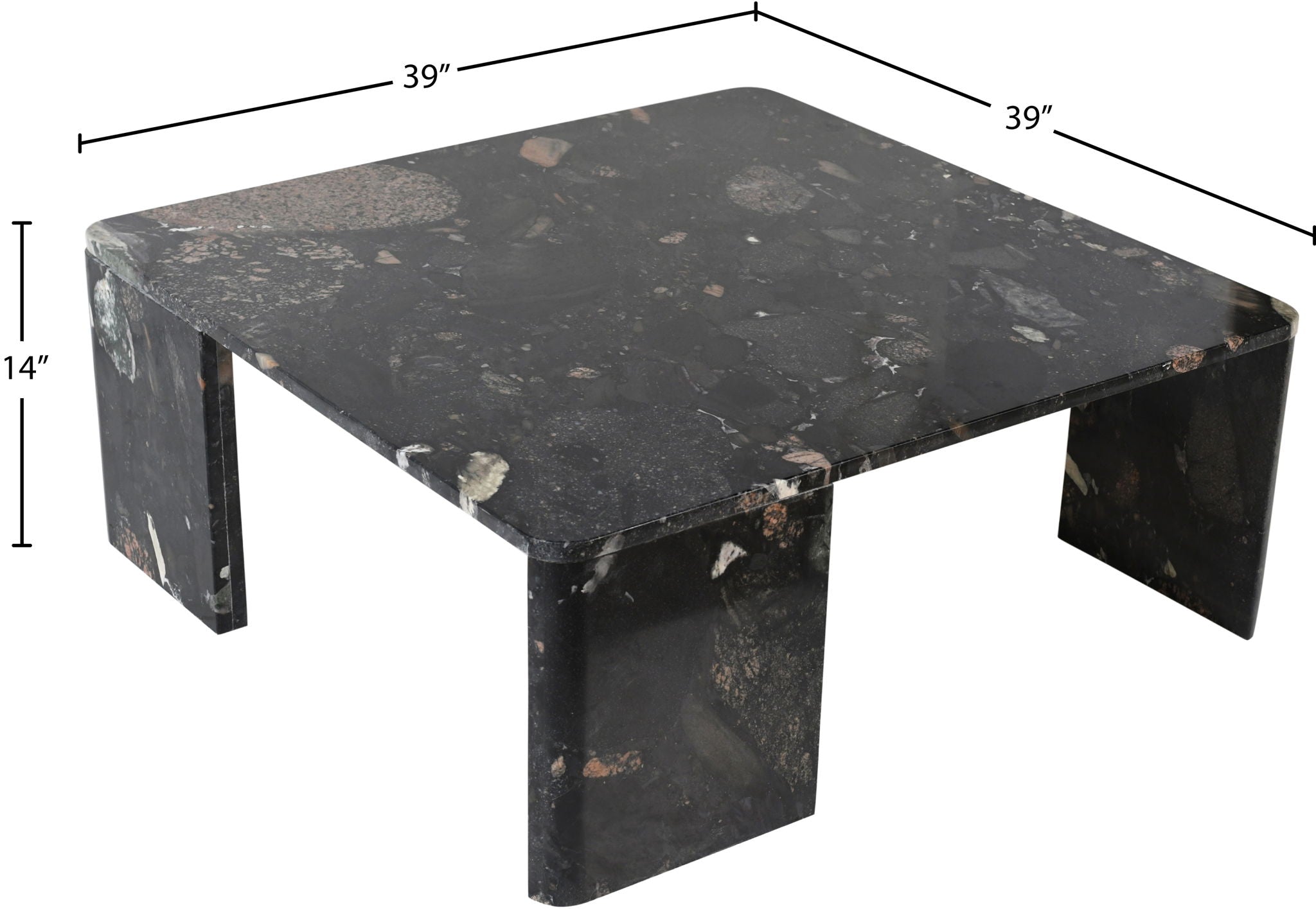 Livorno - Coffee Table - Stone