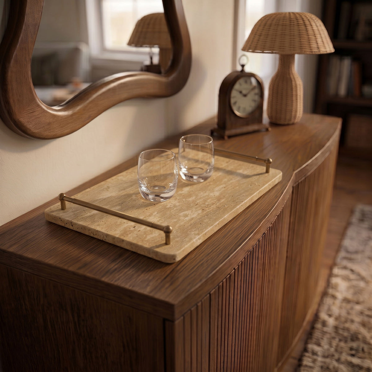Nathan - Travertine Tray