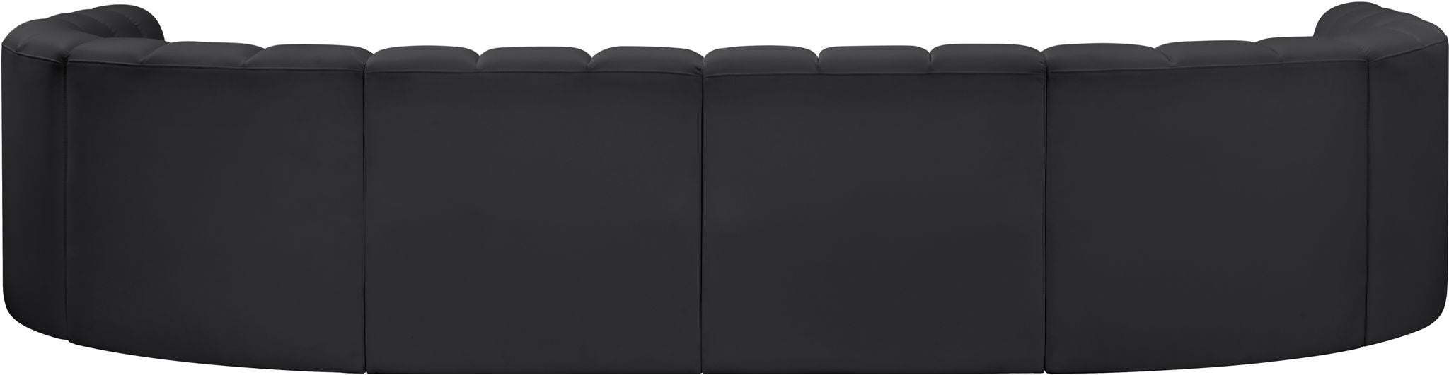 Arc - Faux Leather Modular U-Shaped Sectional