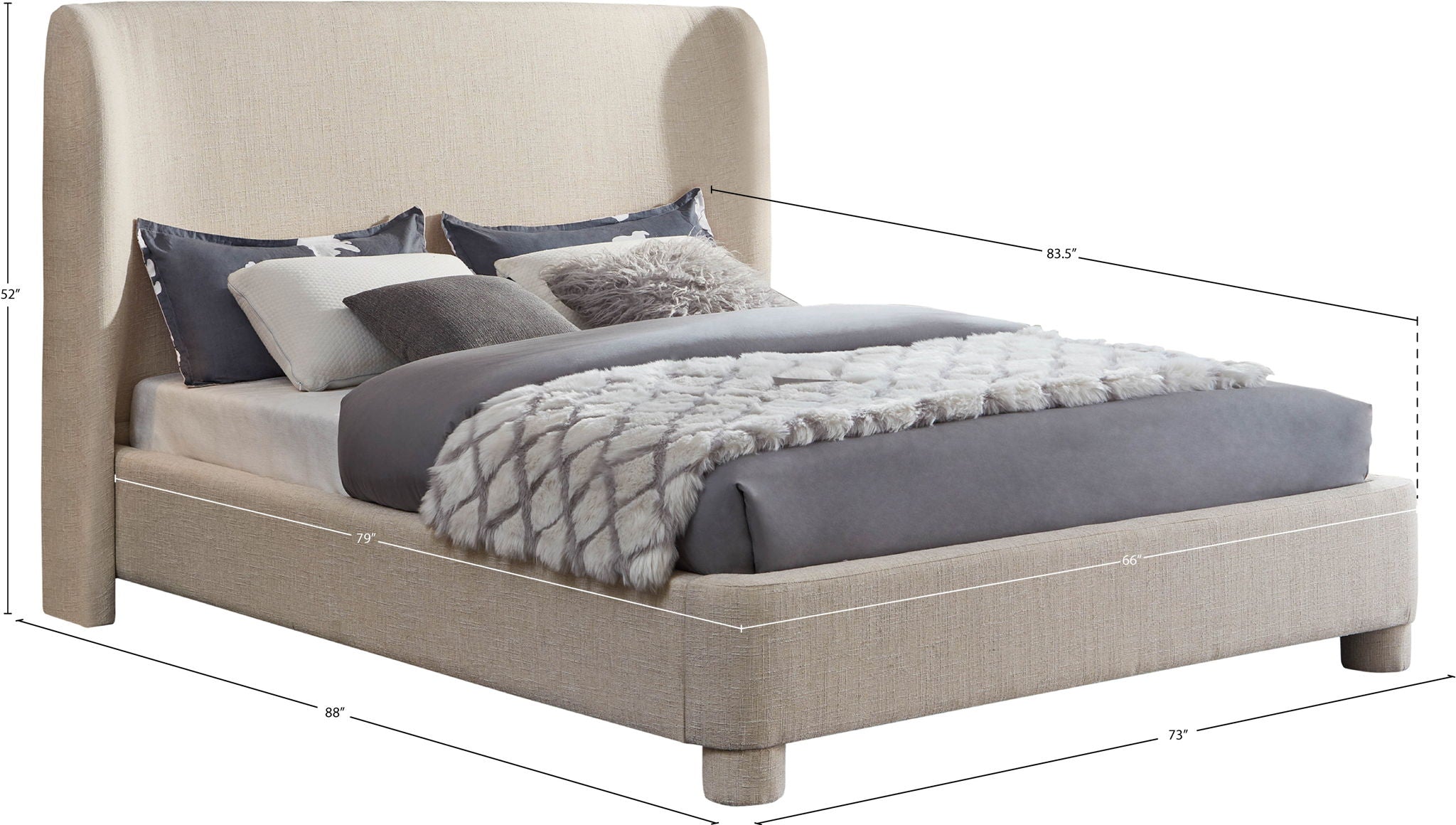 Penny - Polyester Fabric Bed