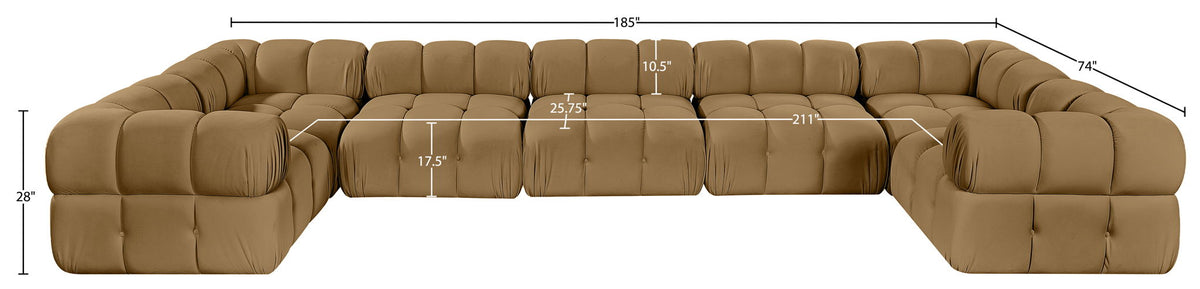 Orin - 7 Piece Modular Sectional (3 Modular Chairs, 4 Corner Chairs)