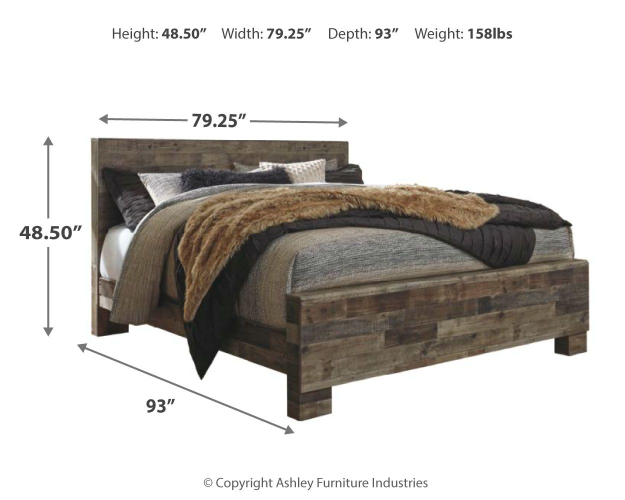Derekson - Panel Bed