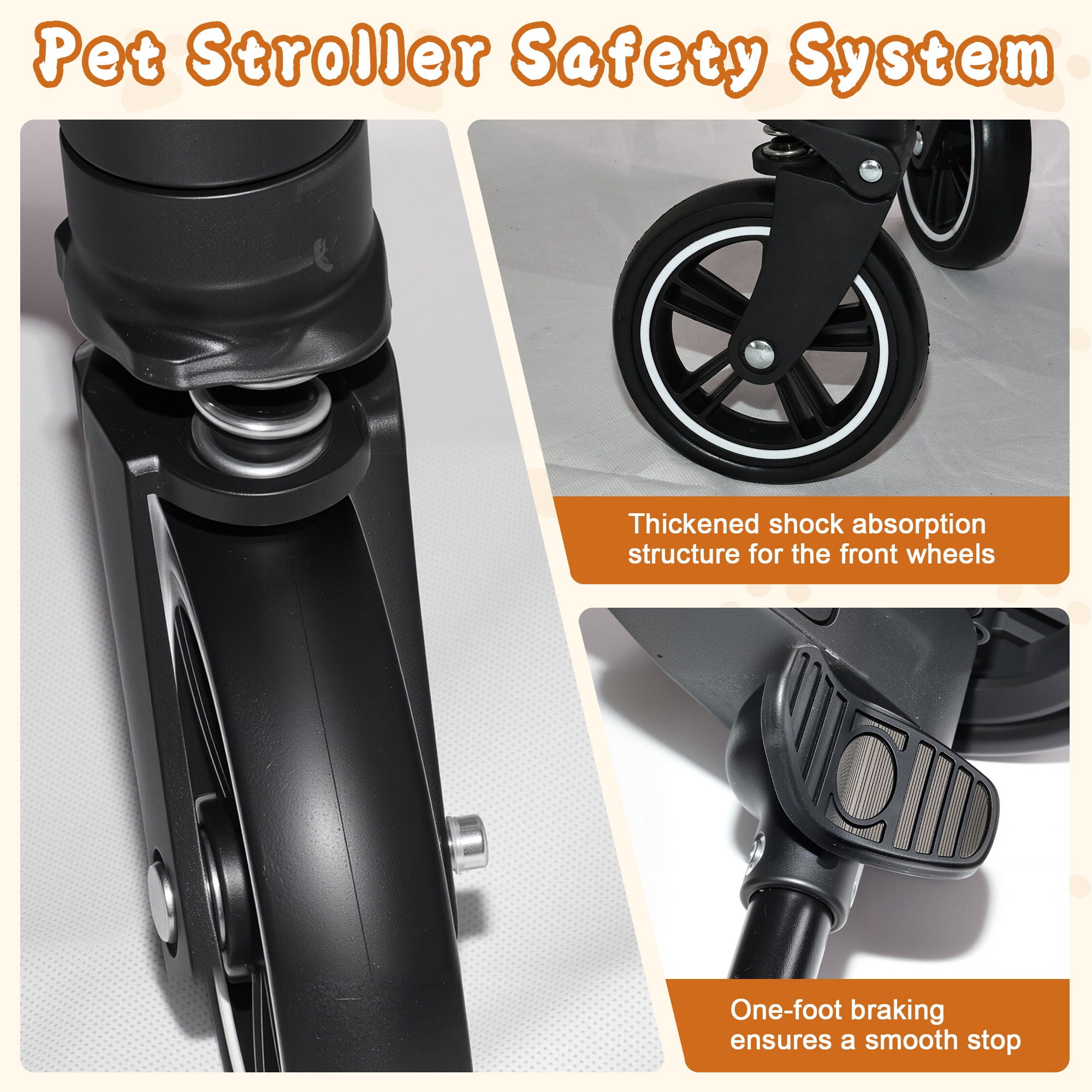Pet Stroller For Dogs And Cats