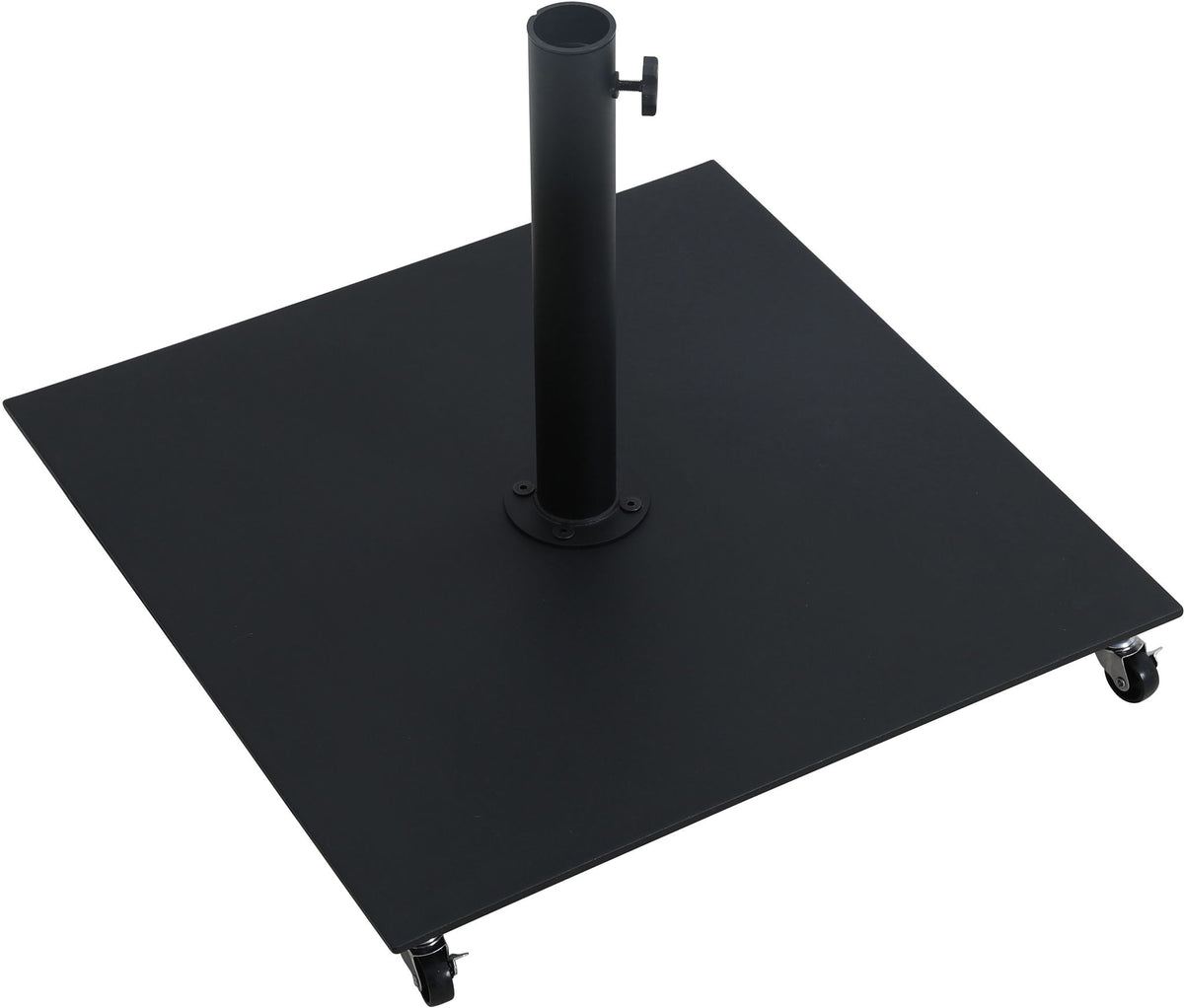 Fiji - Aluminum Patio Umbrella With Square Black Base