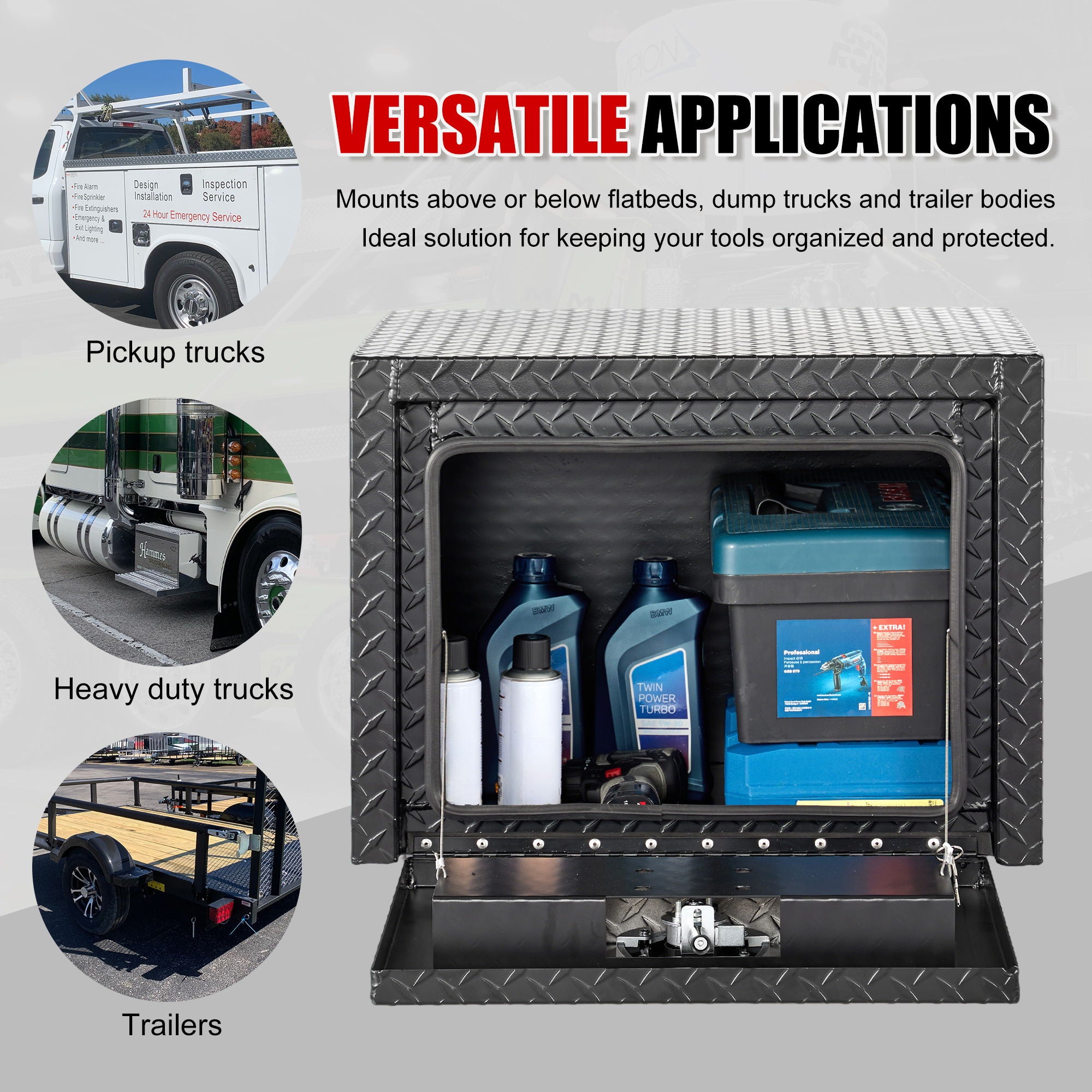 Pro Series - Underbody Truck Tool Box Waterproof Storage Chest