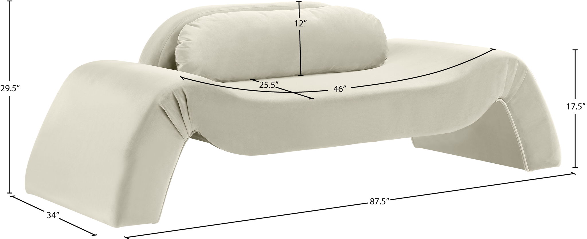 Austin - Velvet Loveseat