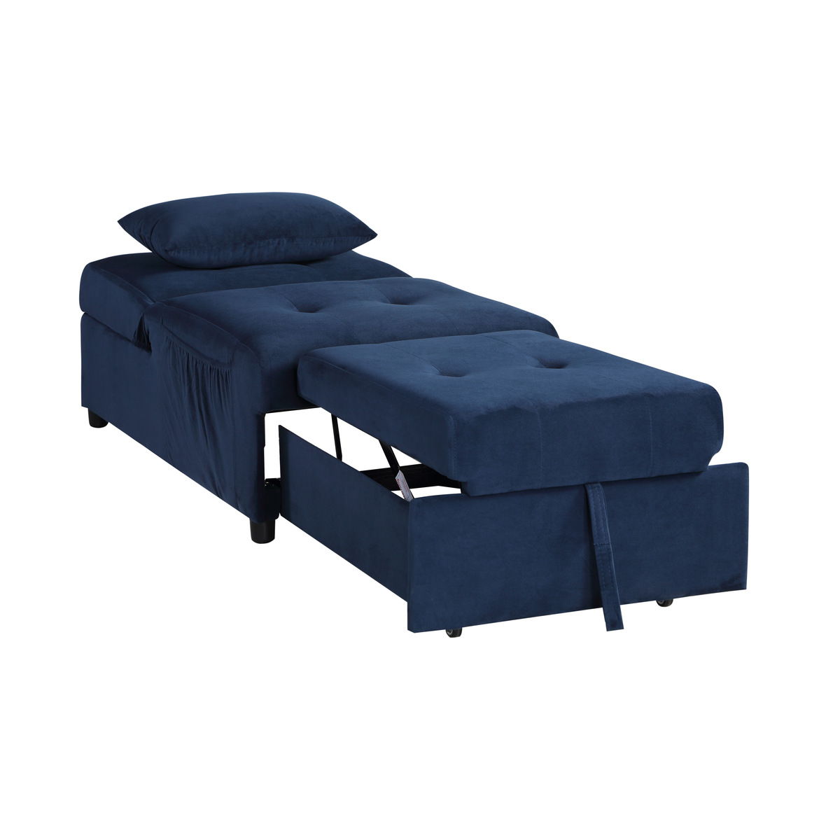 Garrell - Lift Top Storage Bench With Pull-Out Bed