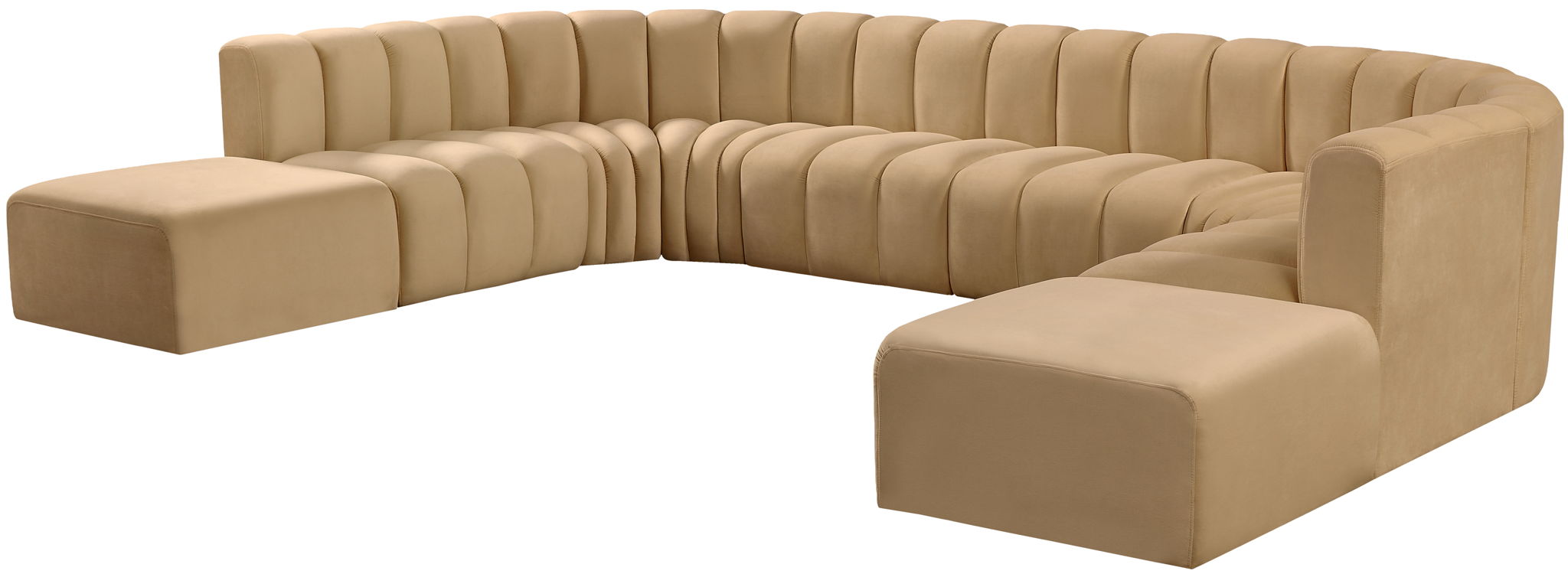 Arc - Velvet Modular Sectional