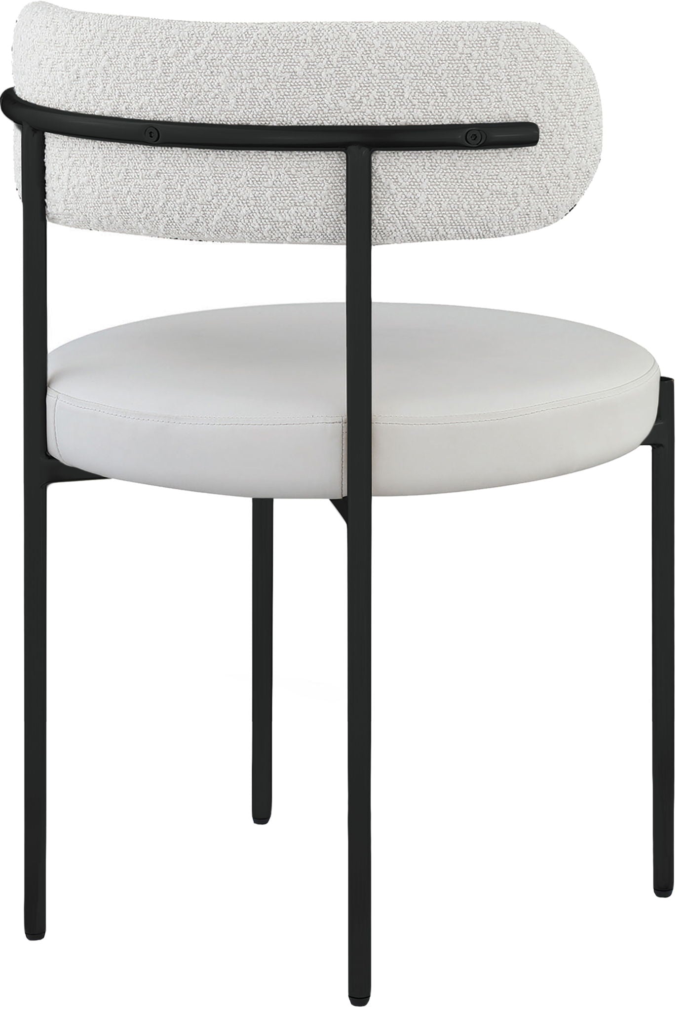 Beacon - Faux Leather Dining Chair With Black Legs (Set of 2)