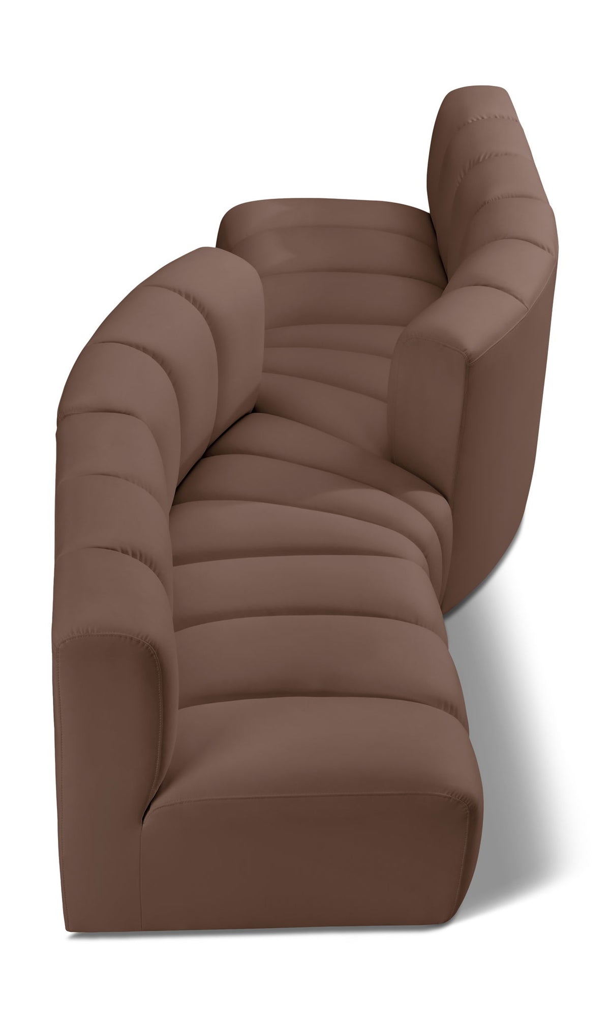 Arc - Faux Leather 4 Piece Sofa