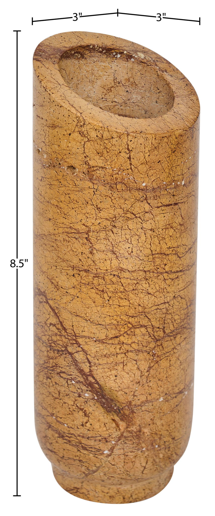 Lochlan - Genuine Marble Vase