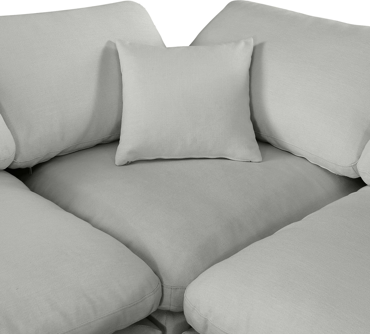 Comfy - 7 Piece Linen Modular Corner Sectional