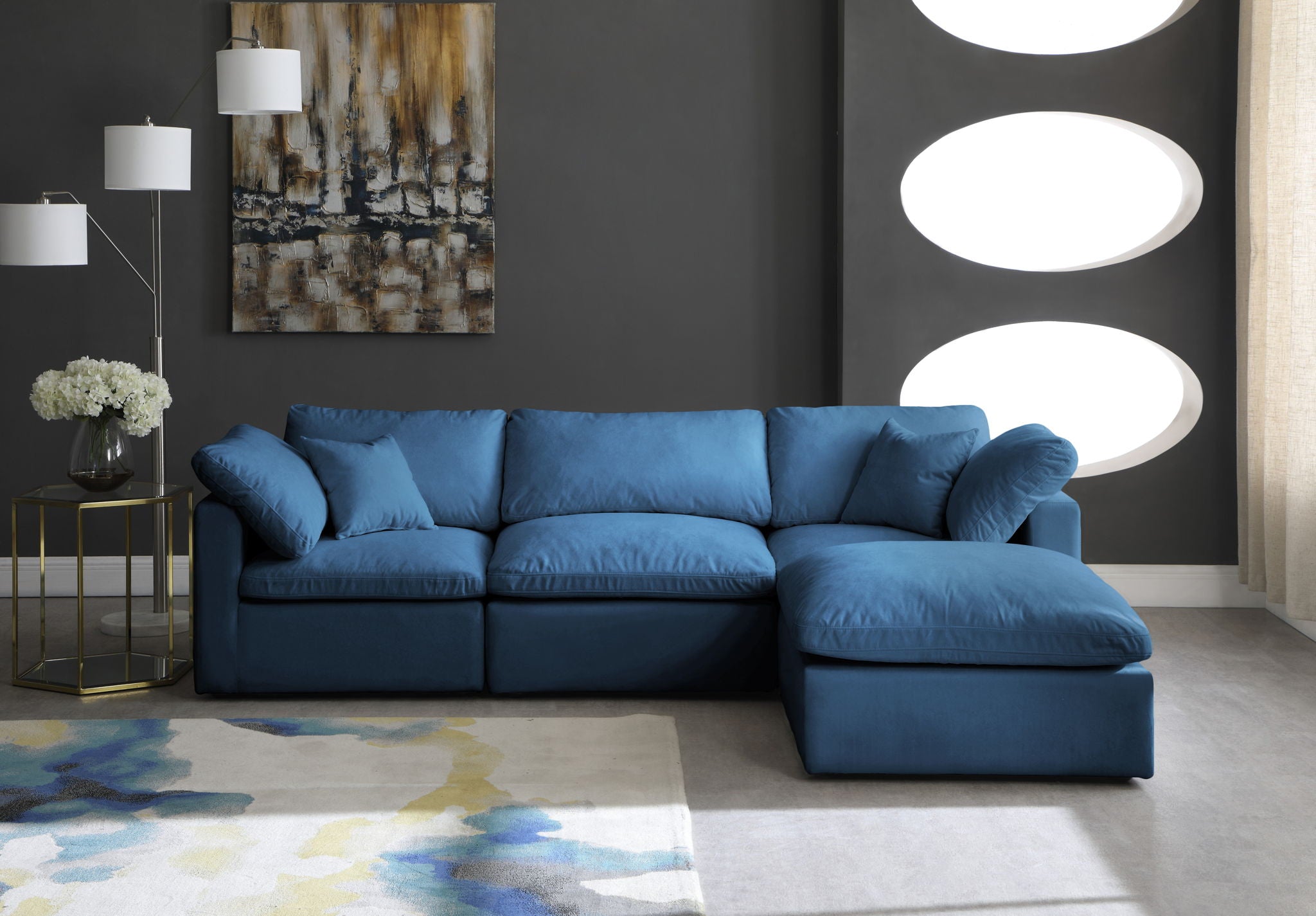Plush - 4 Piece Modular Sectional