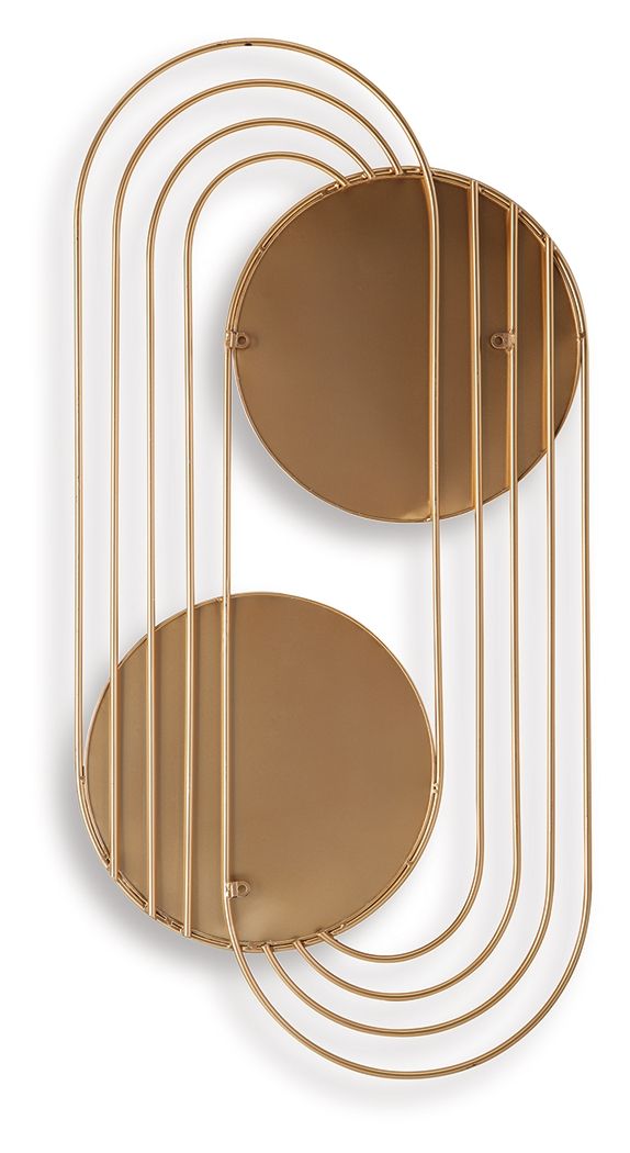 Warrenley - Accent Mirror - Gold Finish