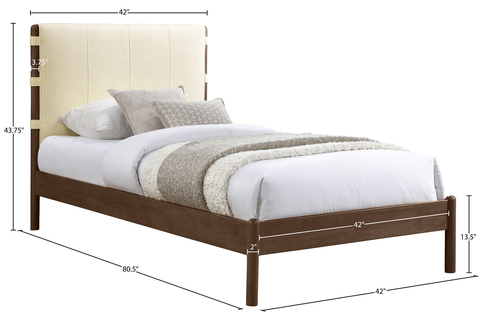 Arielle - Vegan Leather Upholstered Bed