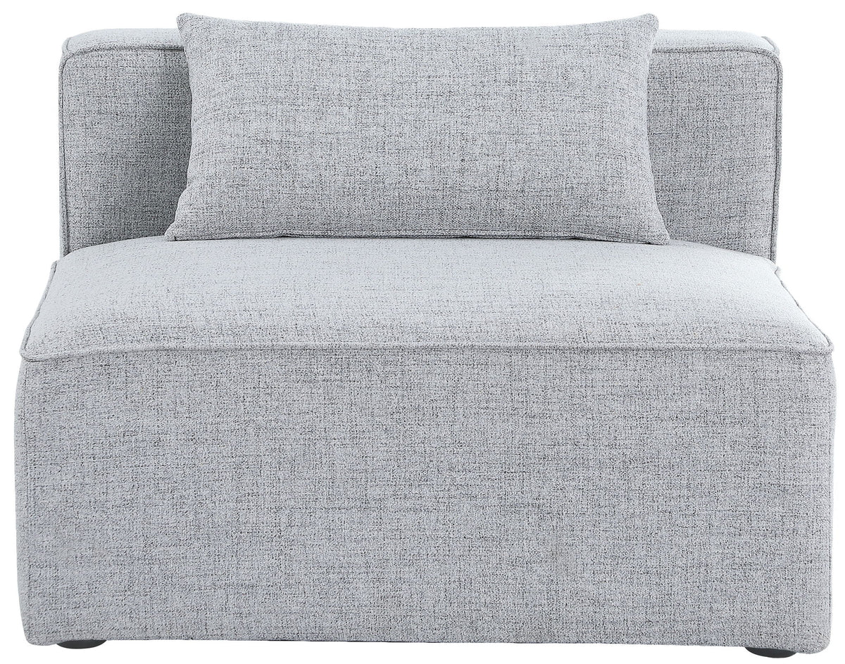 Cube - Linen Armless Chair