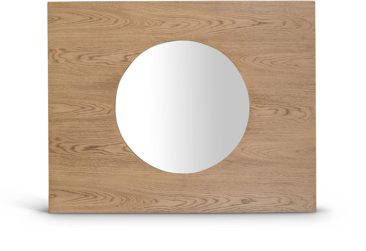Optic - Oak Wood Frame Mirror