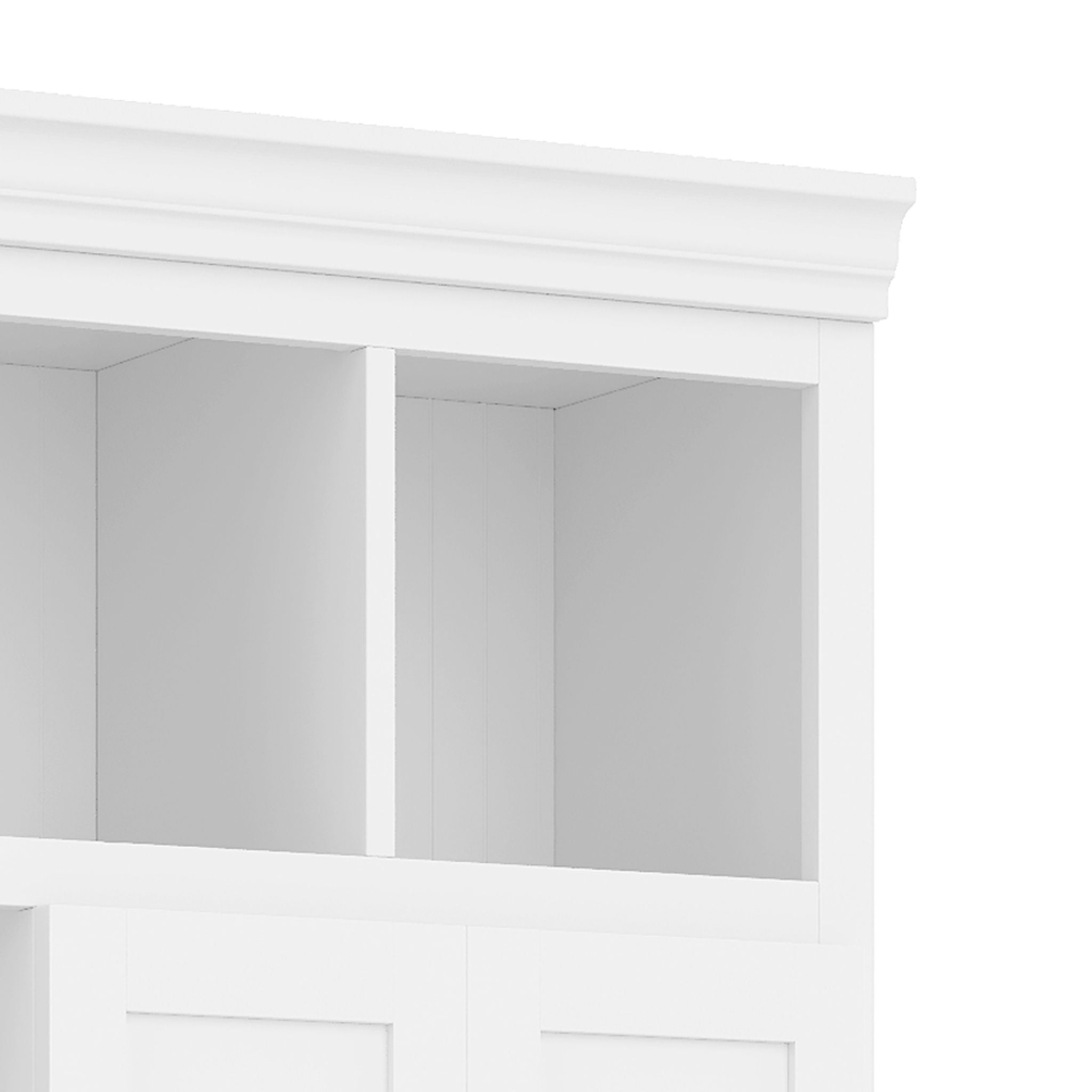 Hall Tree & Bench And 5 Storage Cubbies