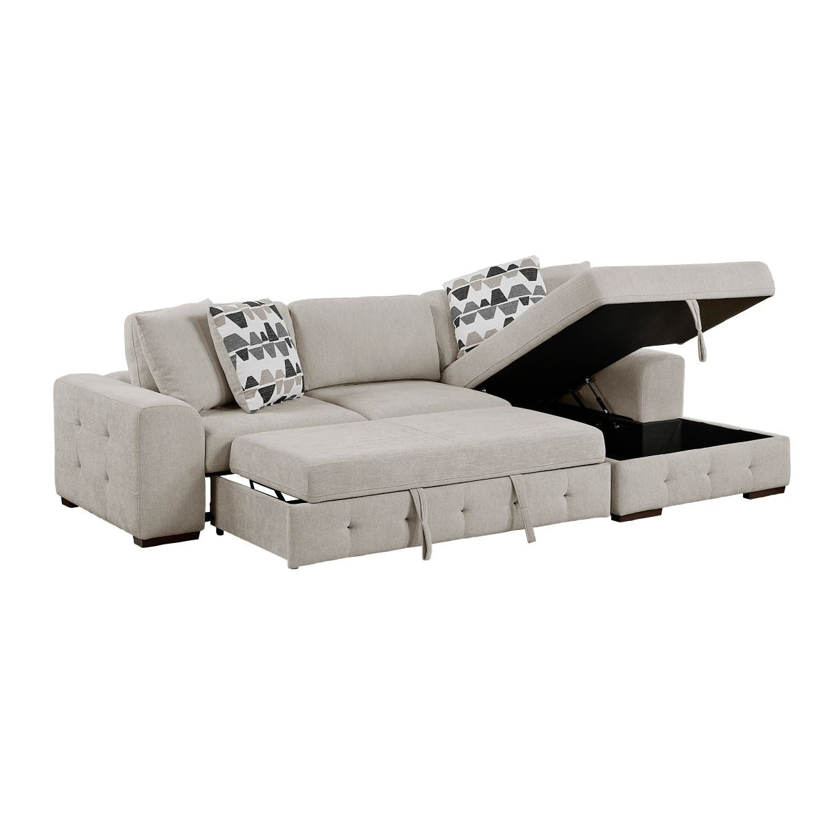 Raife - Sectional With Ottoman