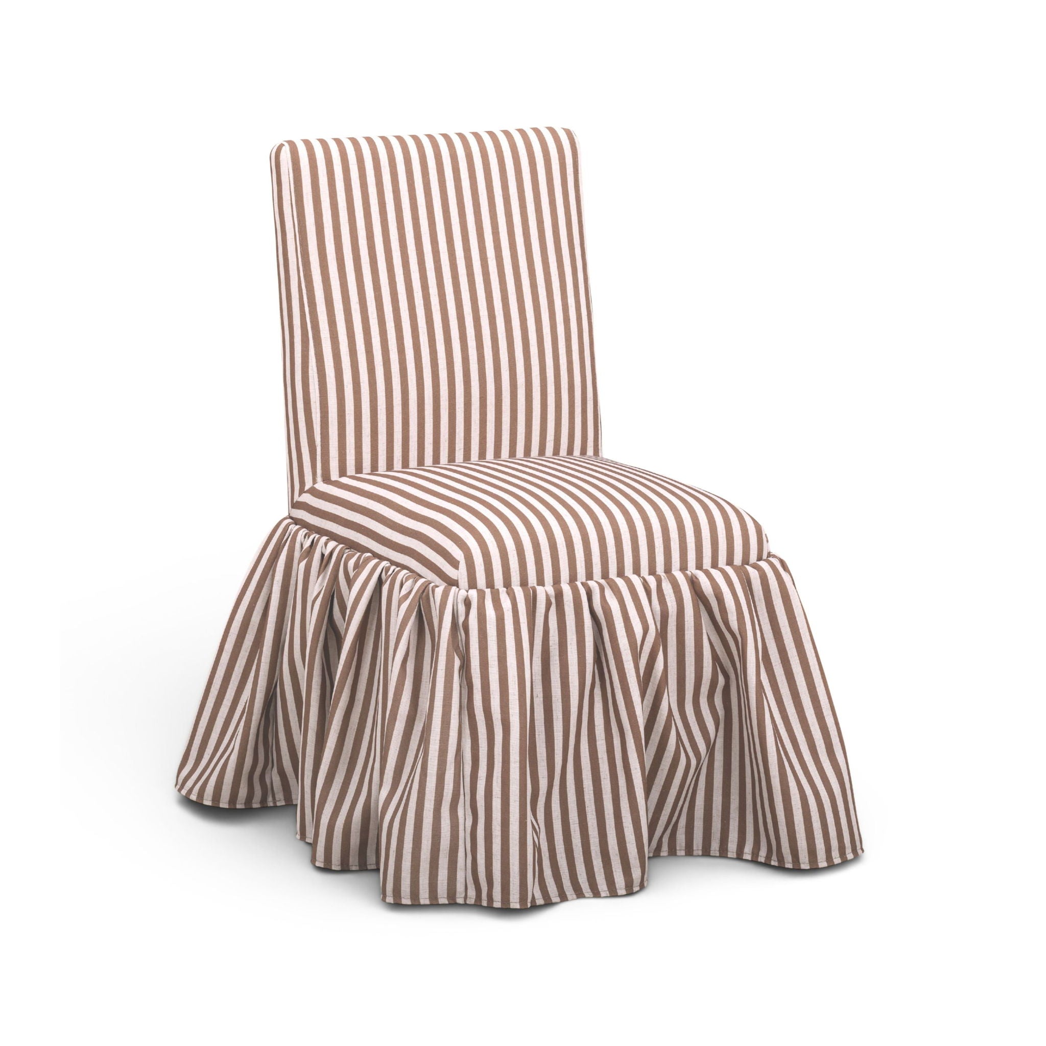 Gertrude - Striped Linen Dining Chair