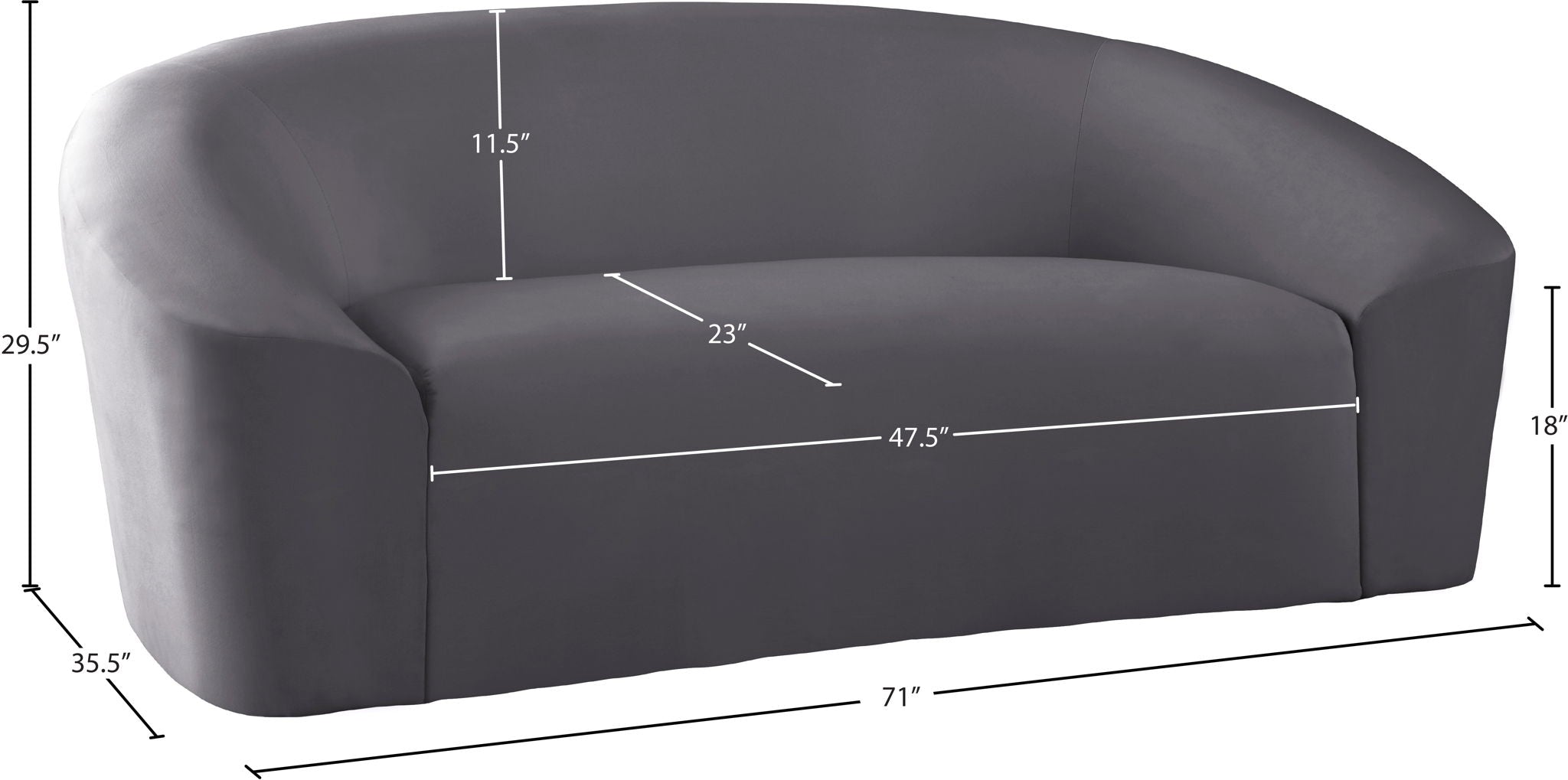 Riley - Loveseat
