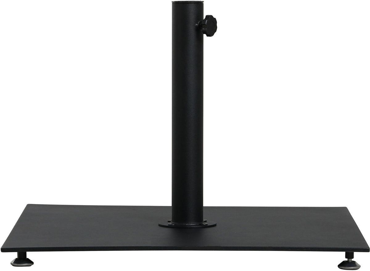 Amalfi - Aluminum Patio Umbrella - Black Base / White Pole