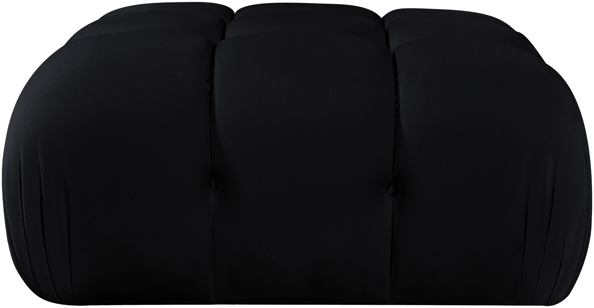 Orin - Velvet Performance Fabric Upholstered Modular Ottoman