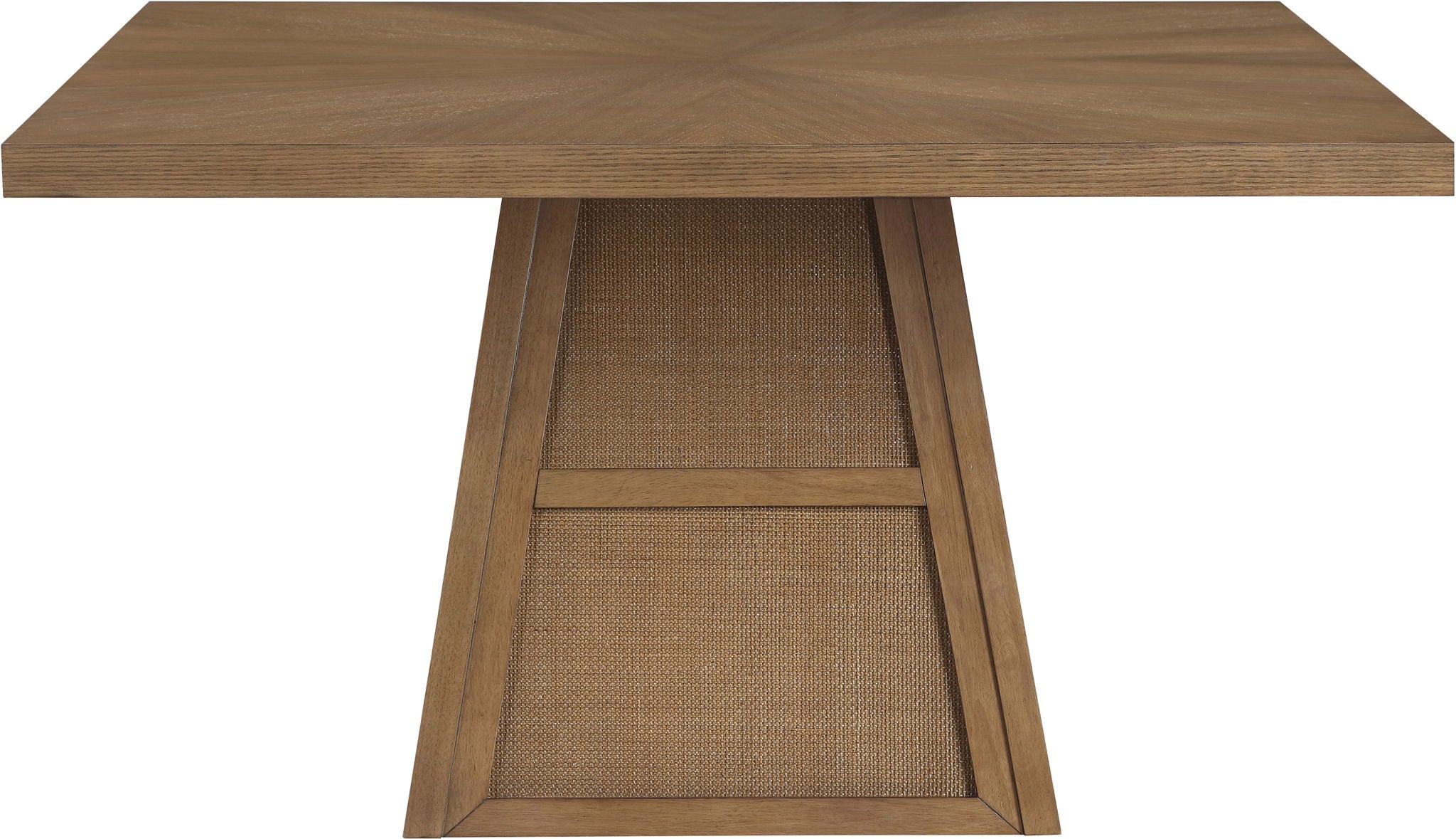 Fenwick - Cane Oak Veneer And Solid Wood Dining Table