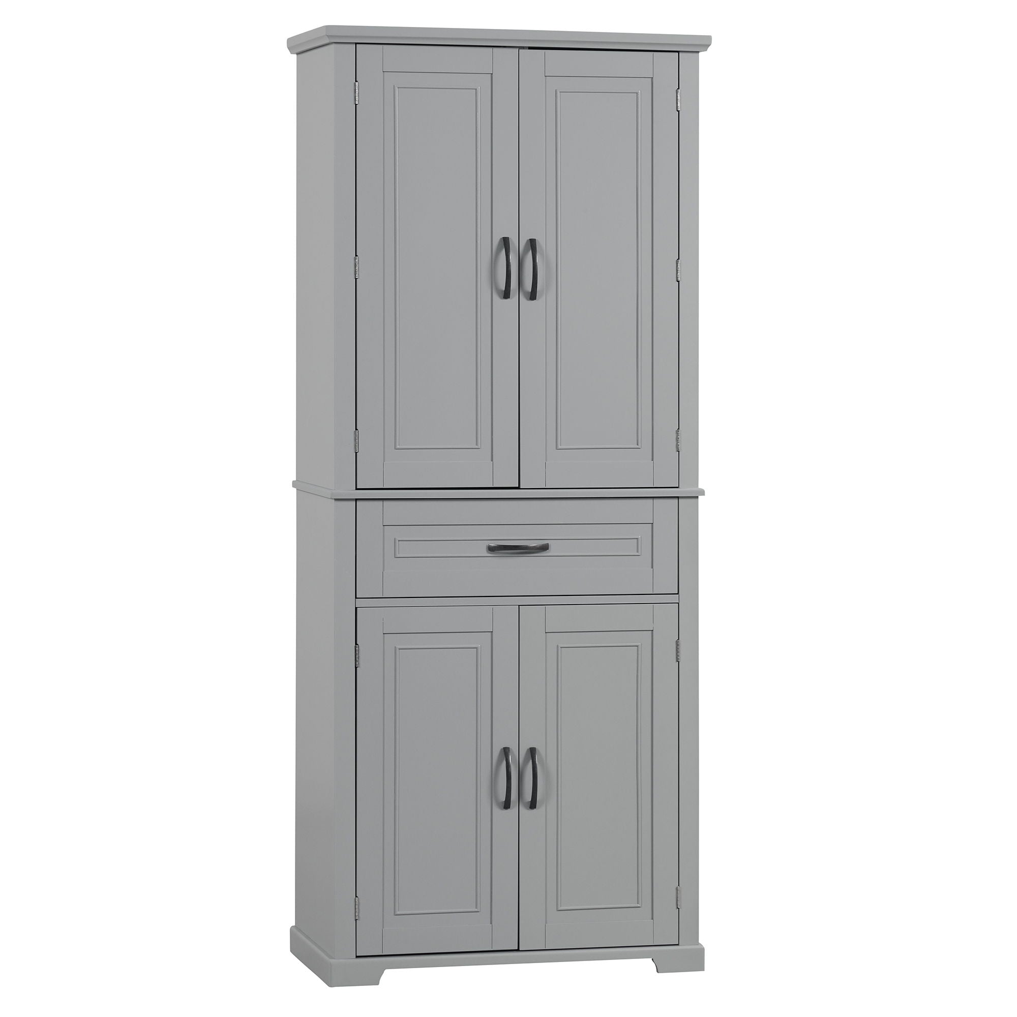 Bathroom Storage Cabinet With Doors And Drawer, Adjustable Shelf