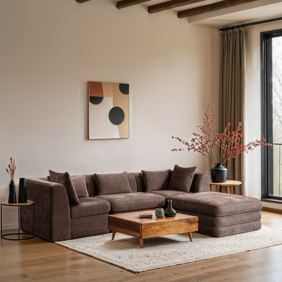 Stellar - 4 Piece Upholstered Modular Sectional
