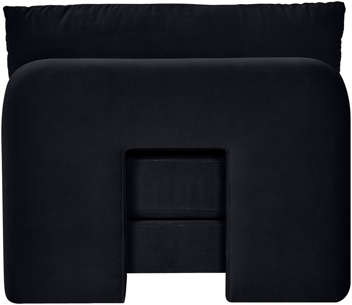 Hammond - Velvet Performance Fabric Upholstered Armless Chair