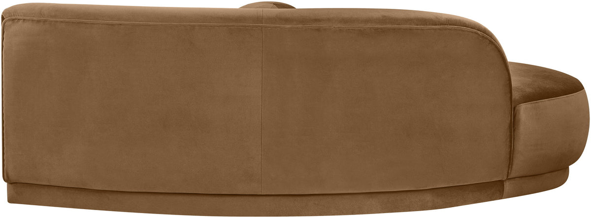 Avra - 86" Velvet Performance Fabric Upholstered Sofa