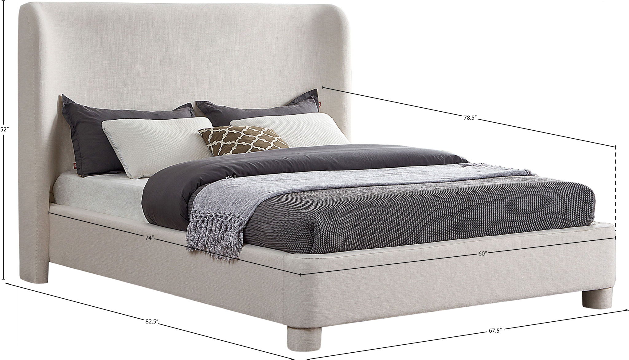 Penny - Polyester Fabric Bed