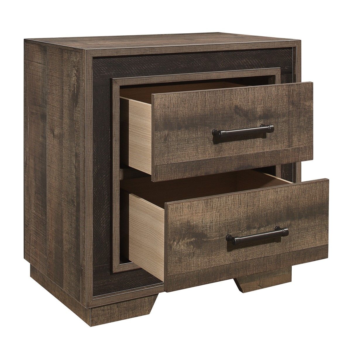 Ellendale - Nightstand - Brown / Gray