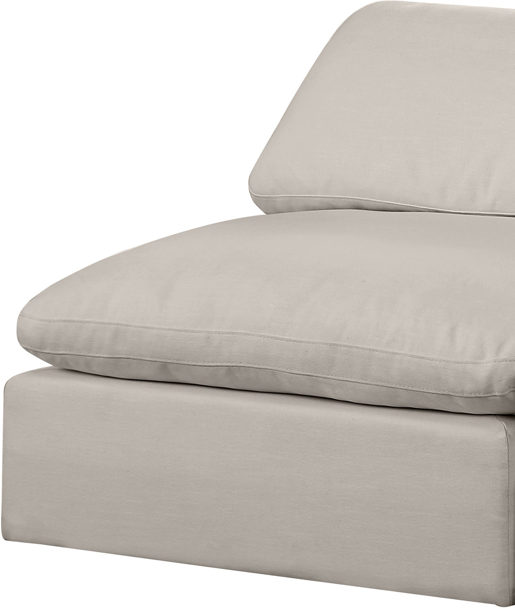 Comfy - 7 Piece Linen Modular Armless Sectional