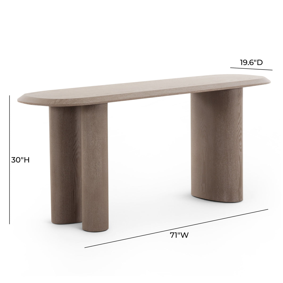 Rhema - Console Table - Washed Ash