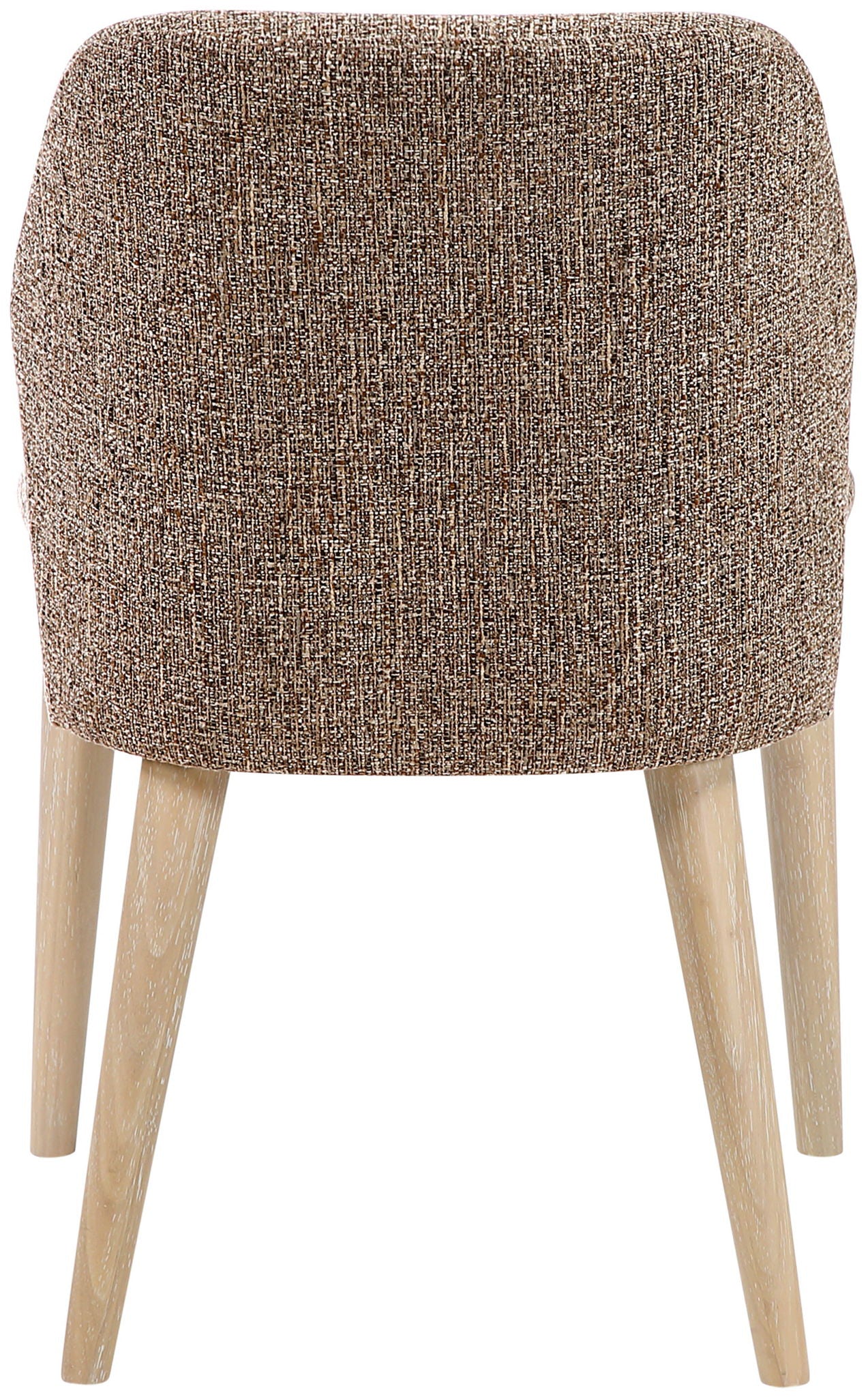 Valeo - Linen Textured Fabric Upholstered Dining Chair (Set of 2) - Painted Natural Base