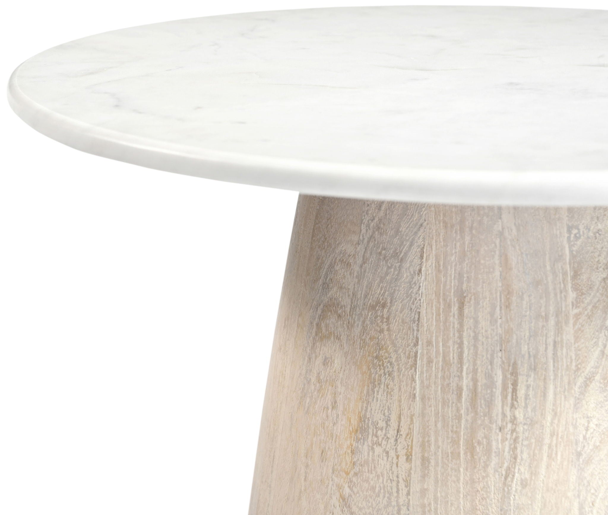 Liona - Marble And Mango Wood Table