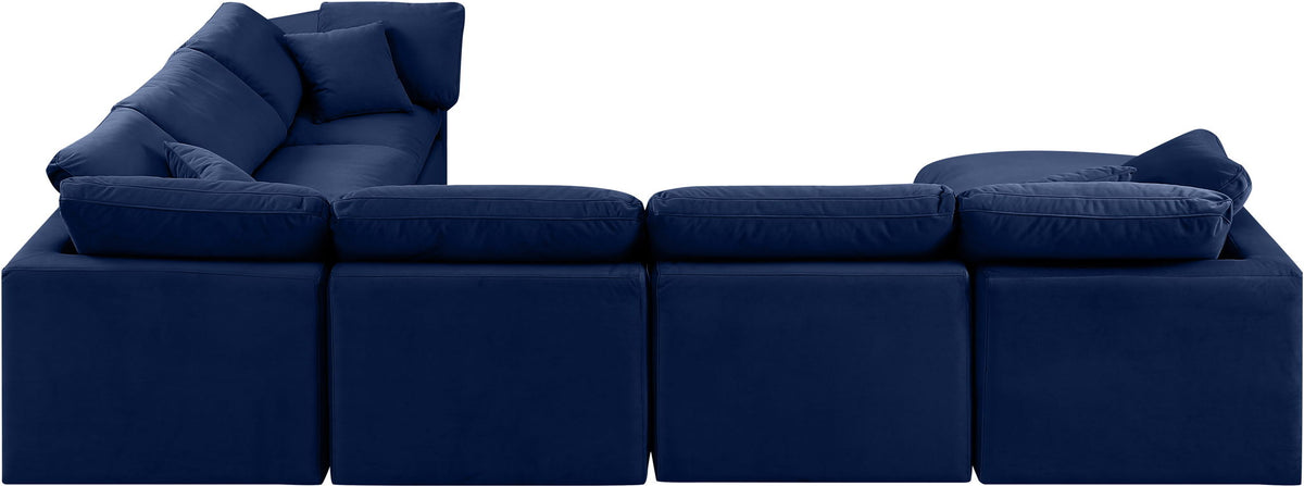 Indulge - Velvet 7 Piece Modular Sectional