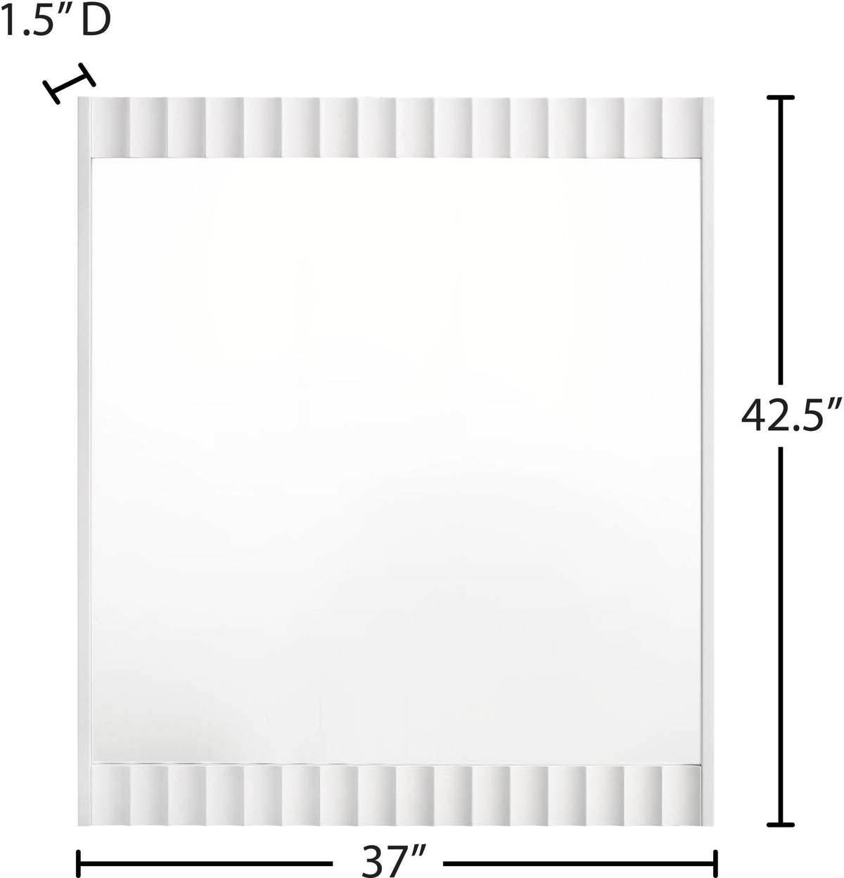 Modernist - Mirror - White