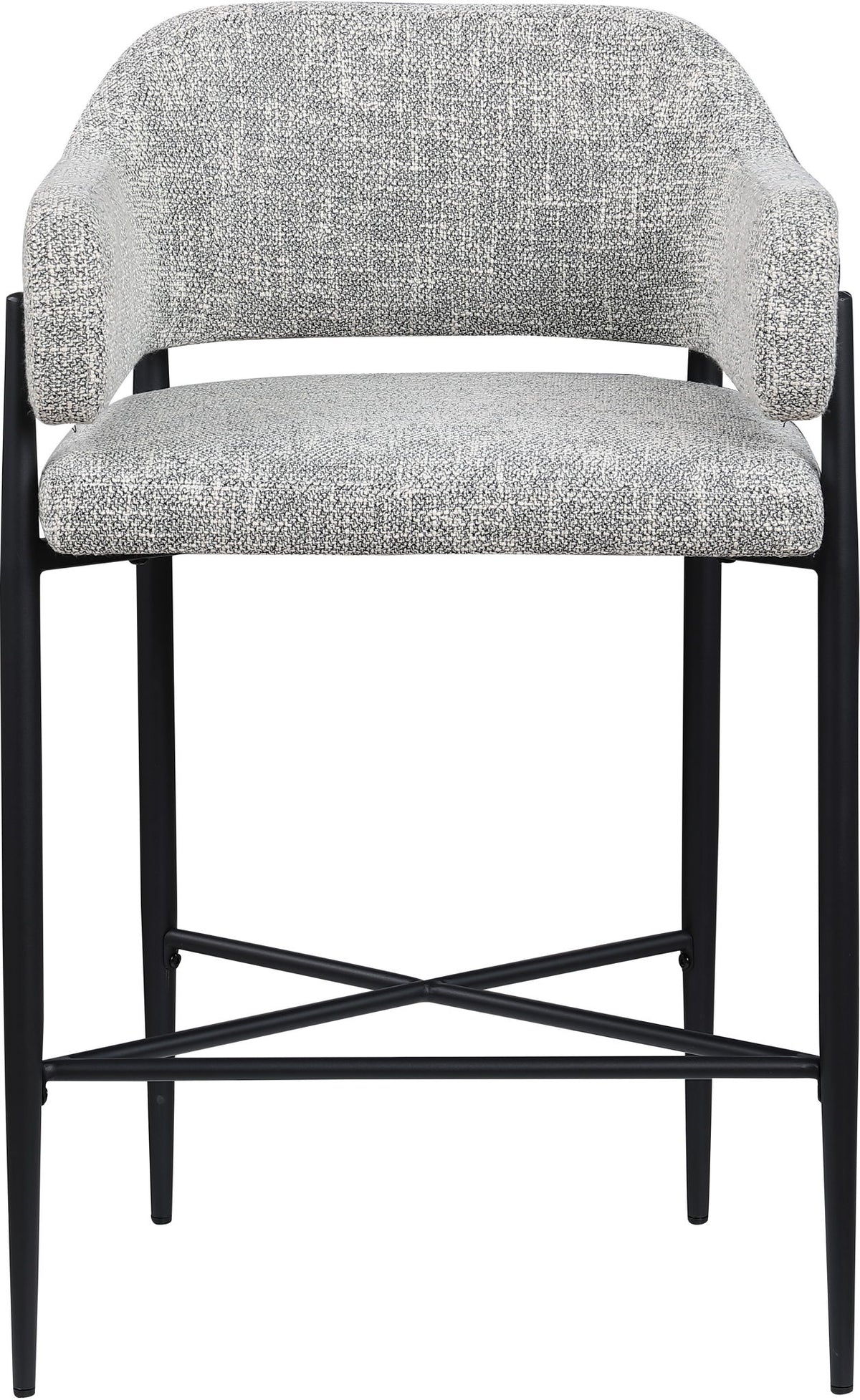 Dame - Fabric Upholstered Counter Stool (Set of 2)