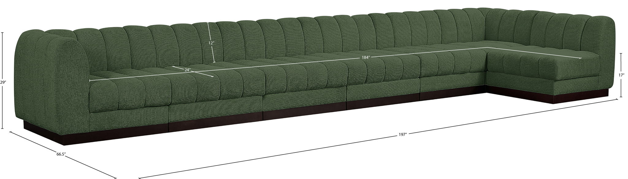 Quinn - 7 Piece Modular Sectional