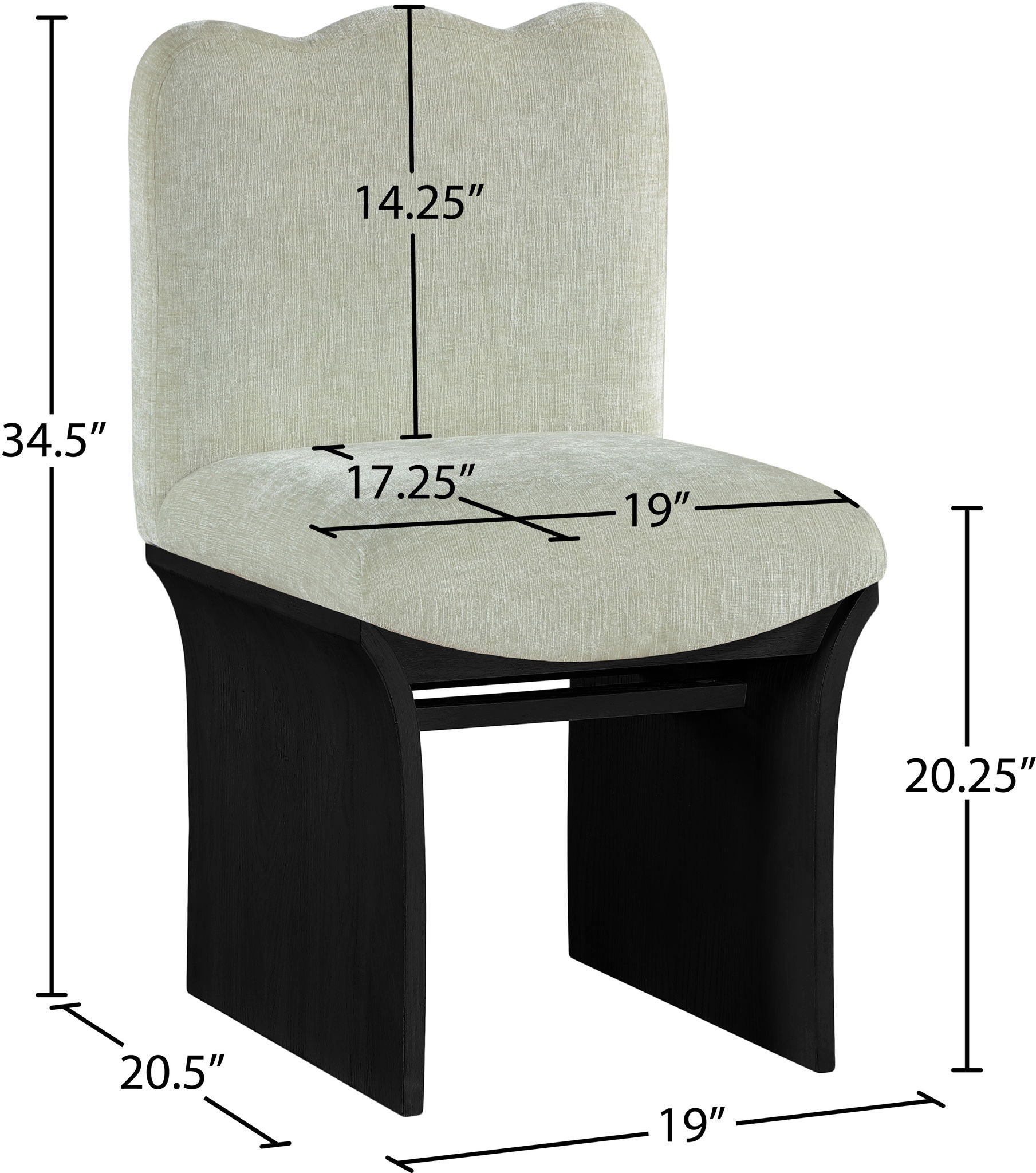 Shaw - Dining Chair - Black Base