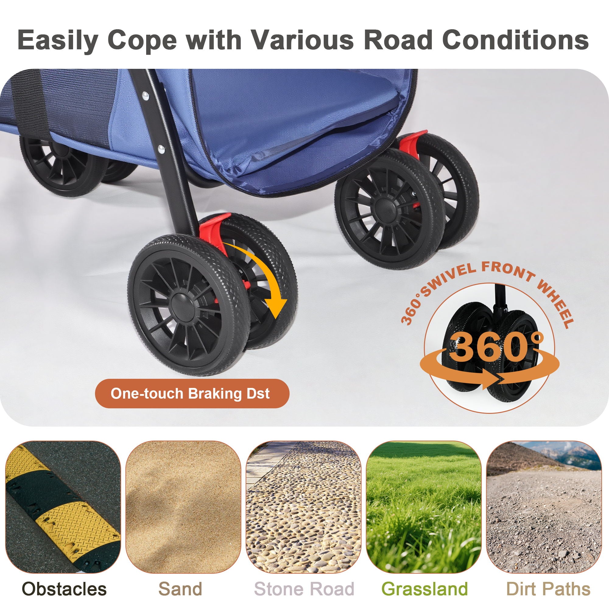 Pet Stroller For Small / Medium Pets