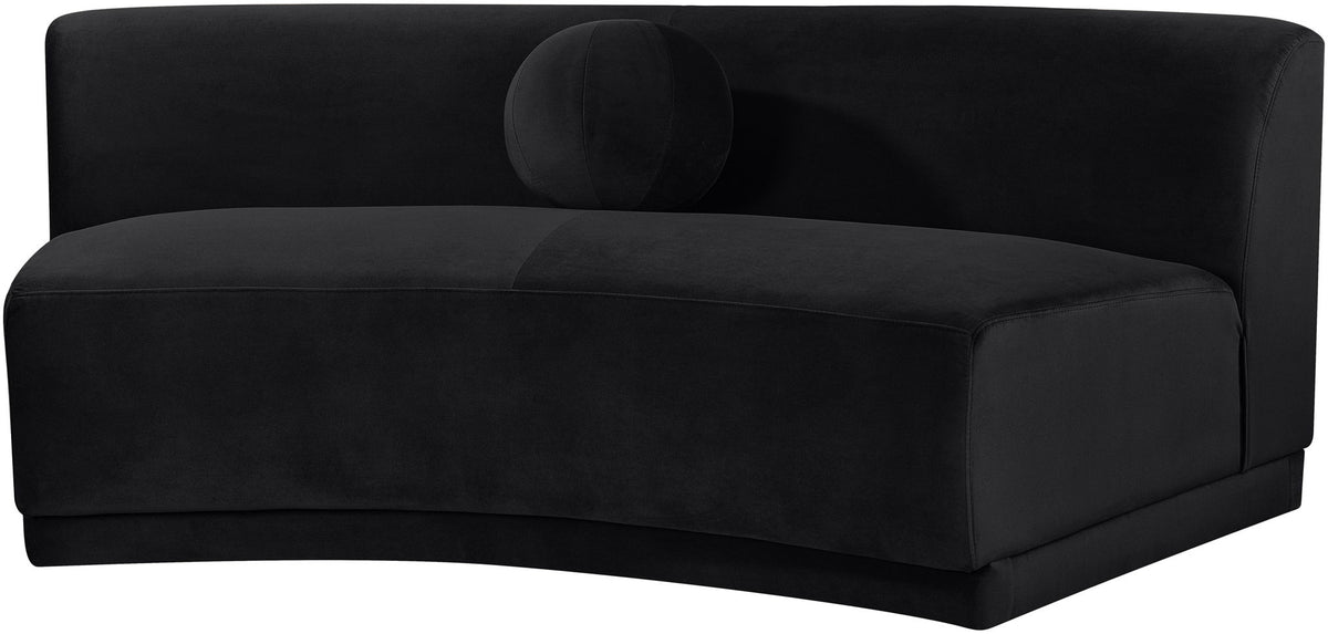 Avra - Velvet Performance Fabric Upholstered Armless Sofa