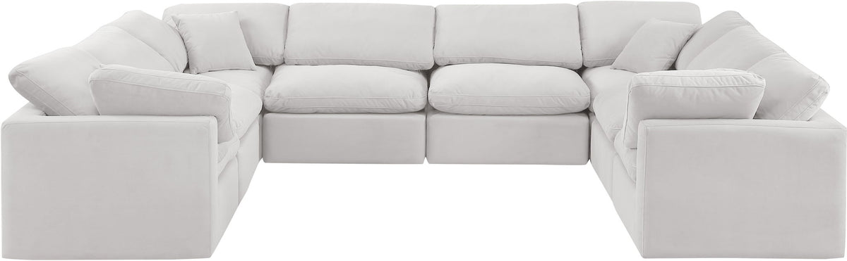 Indulge - Velvet 8 Piece Modular Sectional