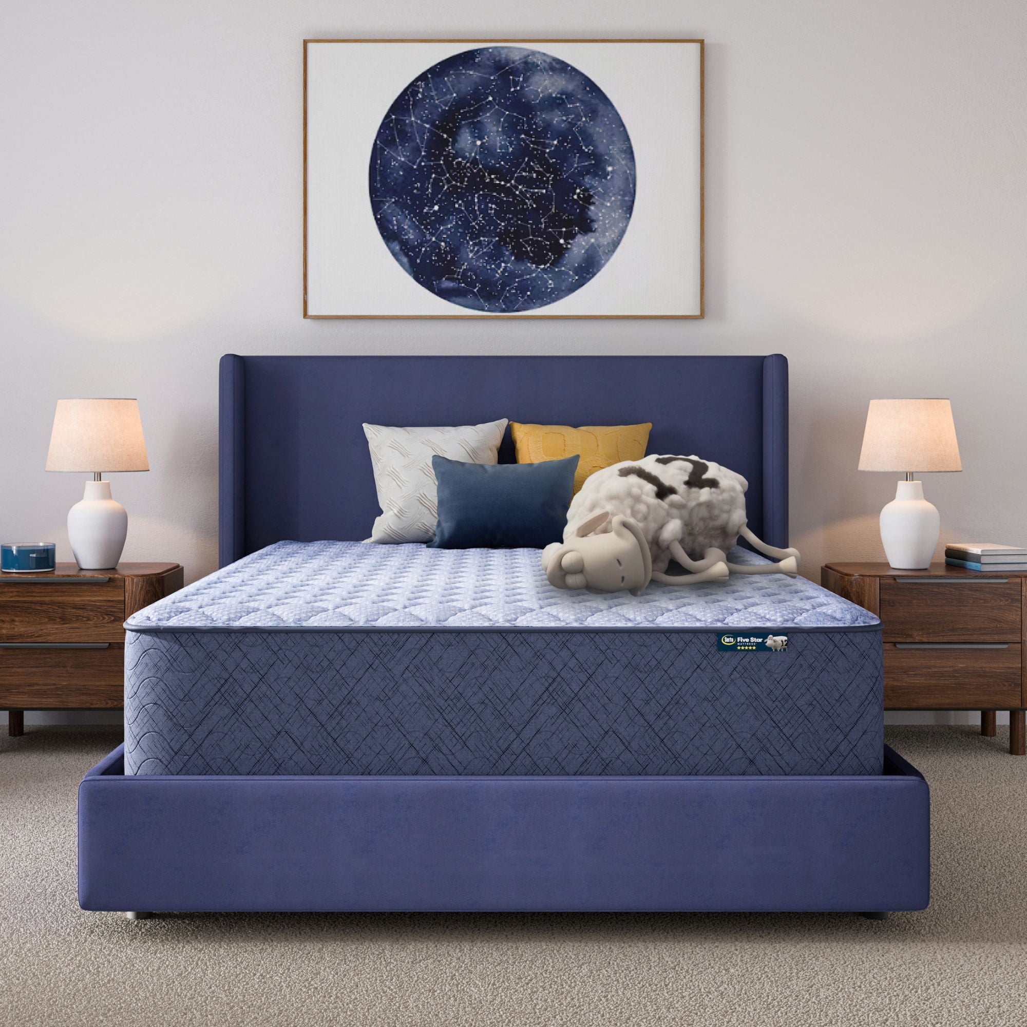 Five Star Mattress - Sleep to Go 14" Firm Mattress in a Box