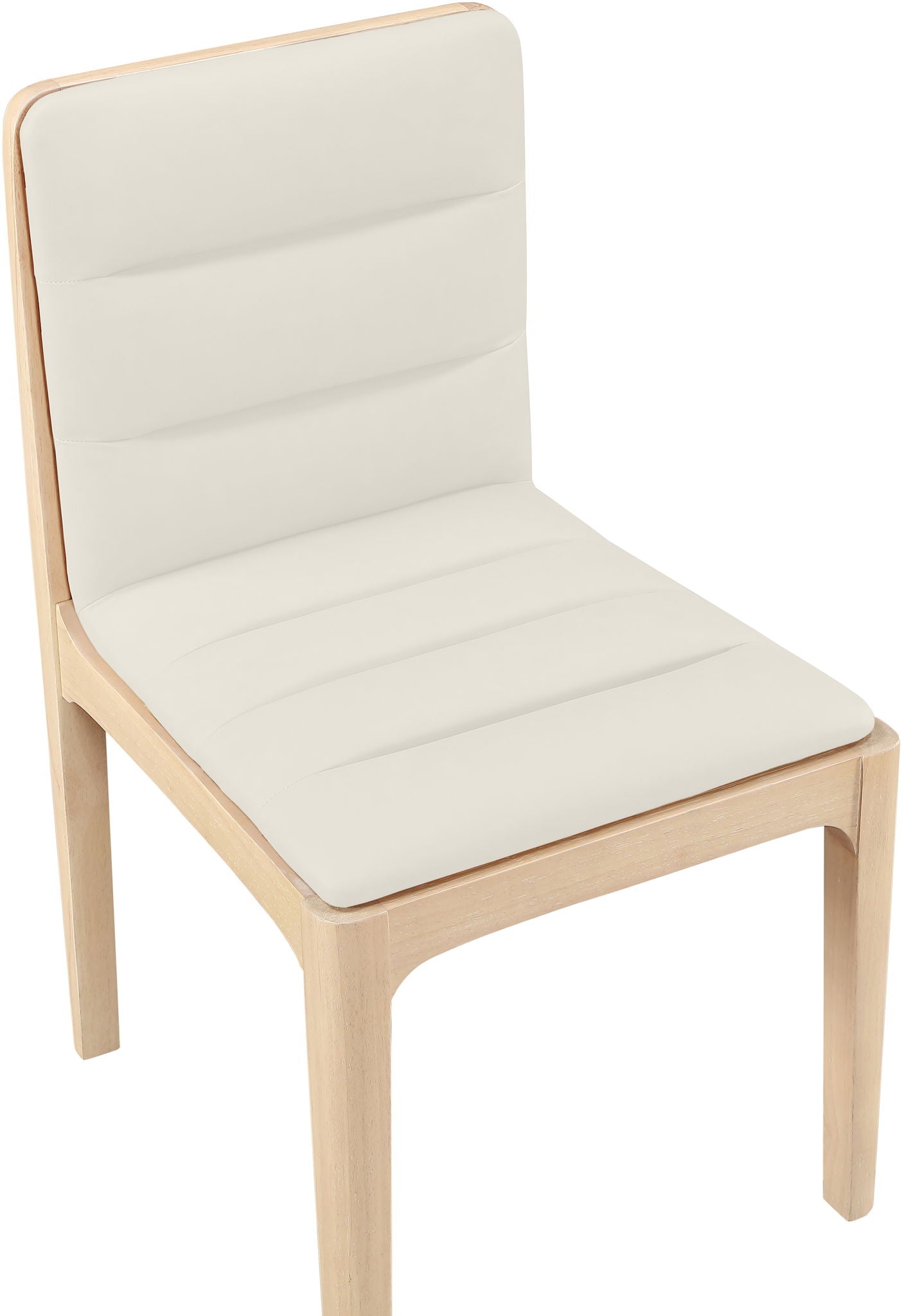 Ellis - Vegan Leather Upholstered Dining Chair (Set of 2) - Natural Base