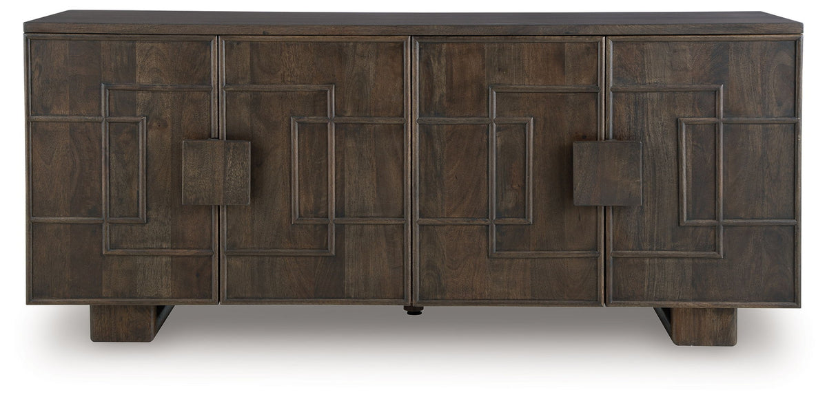 Cato - Accent Cabinet - Dark Brown